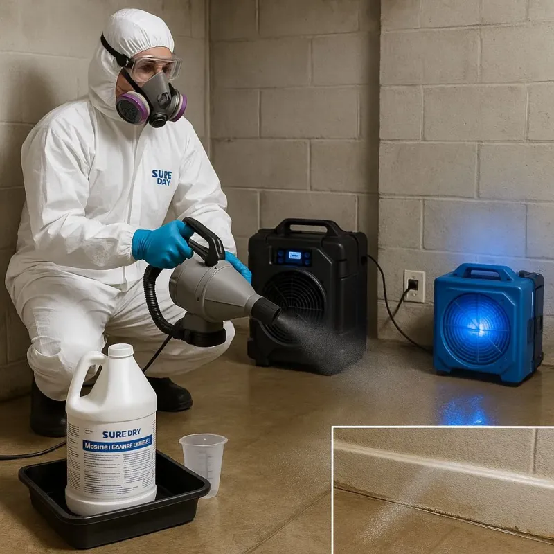 Sanitization and Odor Removal process in Cienegas Terrace, TX