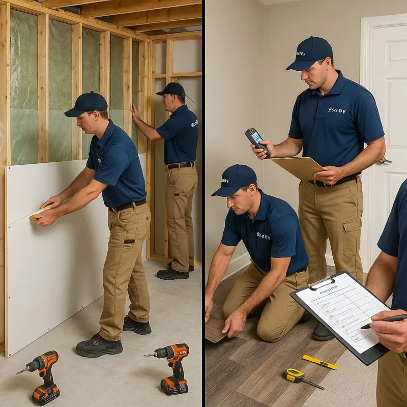 Repairs and Reconstruction process in Cienegas Terrace, TX