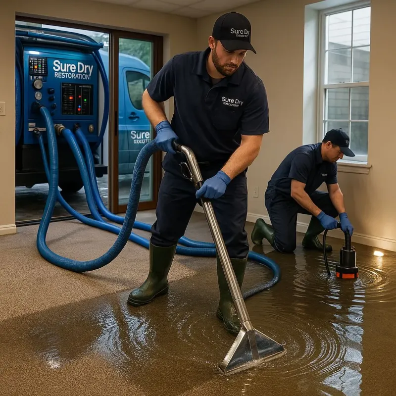 Water Extraction and Removal process in Cienegas Terrace, TX